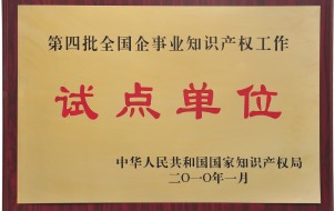 知识产权工作试点单位